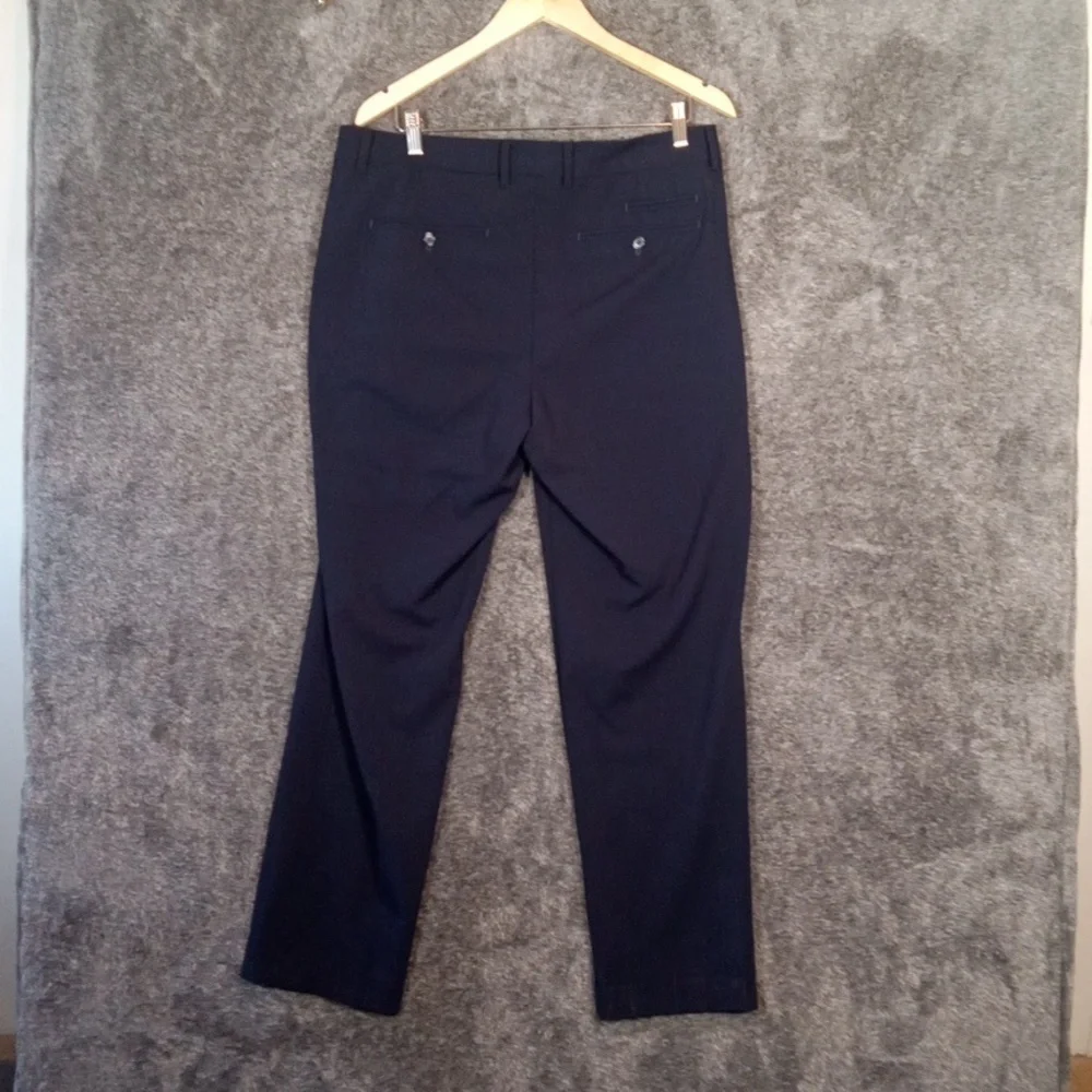 Quince Performance Stretch Dress Pants Slim Fit Navy Mens 34